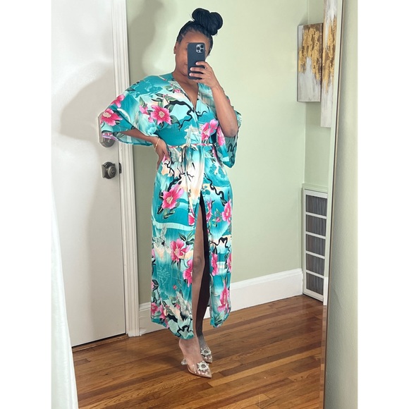 🌹MALDIVES - Flower Garden Cardigan in Mint - Picture 4 of 9